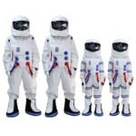 Inflatable Toys Space Suits Adults Children Astronaut Costume Silver White Halloween Costumes Clothes & Backpack Shoes - 5