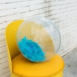 Inflatable Transparent Feather Beach Ball Pvc Water Playing Toys - 4