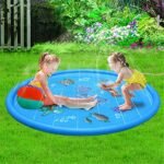 Inflatable Water Spray Pad Children's Outdoor Play Toy Sprinkler Unicorn Coco Rainbow Cloud Arch
