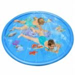 Inflatable Water Spray Pad Children's Outdoor Play Toy Sprinkler Unicorn Coco Rainbow Cloud Arch - 4