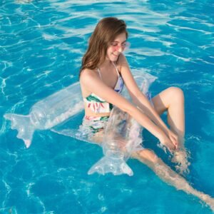 Inflatable Floating Bed Adult Water Toy Pool Float Ball Swimming Ring - 2