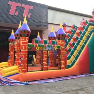 Inflatable Playground Bounce Slide Pvc Bouncy Houses - 2