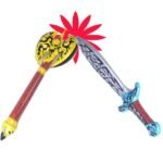 Inflatable Toy Pvc Child Large Axe Big Sword D-25 - 3