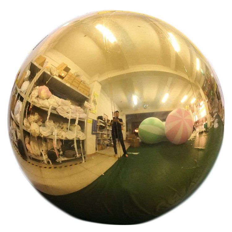 24inch Customizable Inflatable Beach Ball Activity Mirror Decoration Perfect For Outdoor Games Parties - 2