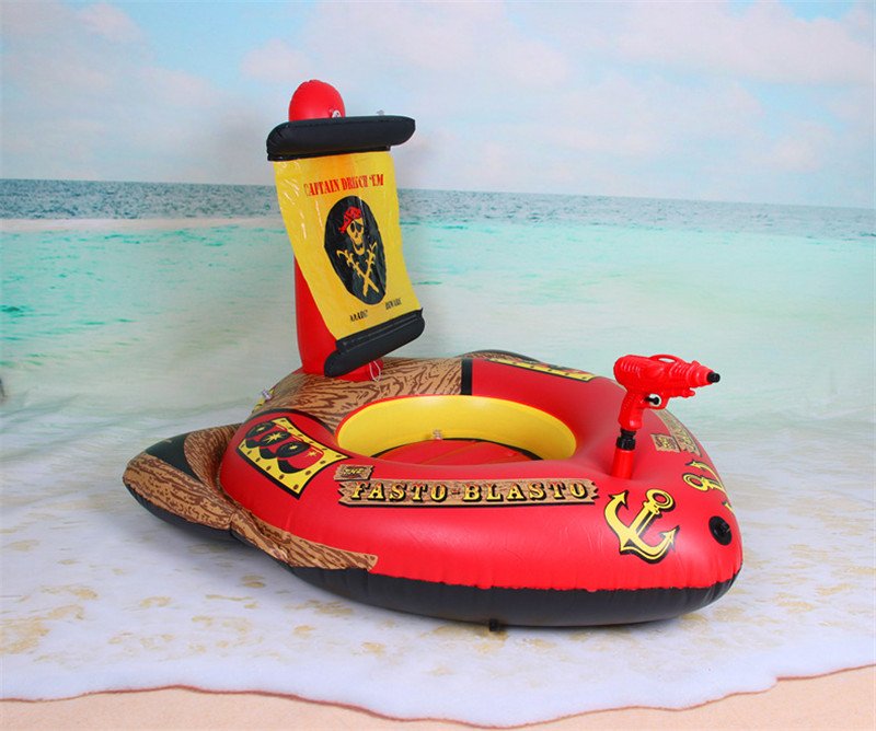 Pirate Ship Inflatable Pool Float With Water Adult Swimming Circle Childrens Party Toy Air Mattress Rubber Ring - 7 Pirate Ship Inflatable Pool Float With Water Adult Swimming Circle Childrens Party Toy Air Mattress Rubber Ring - 7