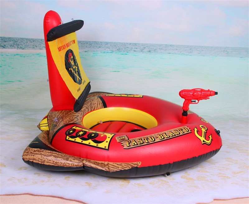 Pirate Ship Inflatable Pool Float With Water Adult Swimming Circle Childrens Party Toy Air Mattress Rubber Ring - 8 Pirate Ship Inflatable Pool Float With Water Adult Swimming Circle Childrens Party Toy Air Mattress Rubber Ring - 8