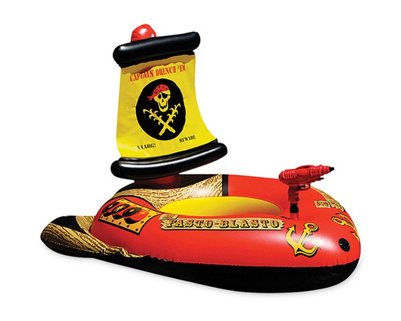 Pirate Ship Inflatable Pool Float With Water Adult Swimming Circle Childrens Party Toy Air Mattress Rubber Ring - 3 Pirate Ship Inflatable Pool Float With Water Adult Swimming Circle Childrens Party Toy Air Mattress Rubber Ring - 3