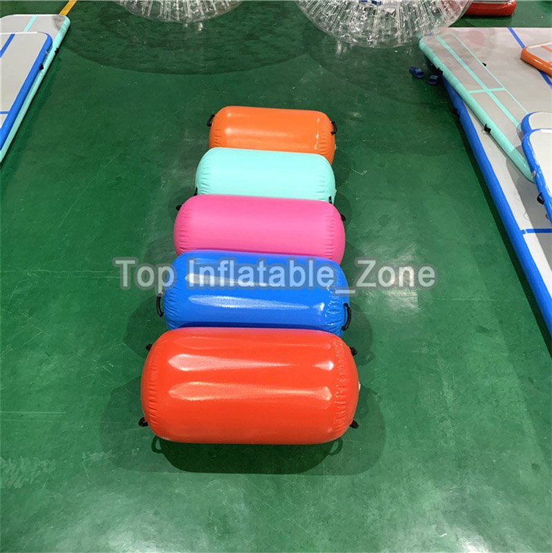Customized Color Inflatable Yoga Air Roller 1x06m Gymnastics Training Mat Durable Barrel Shape Home Fitness Equipment - 1 Customized Color Inflatable Yoga Air Roller 1x06m Gymnastics Training Mat Durable Barrel Shape Home Fitness Equipment - 1