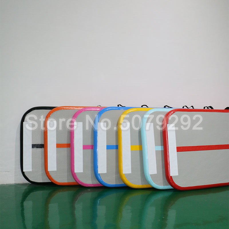 Mini Size Inflatable Air Track Block 1x06x01m Ideal For Gymnastics Cheerleading Training Mats - 1