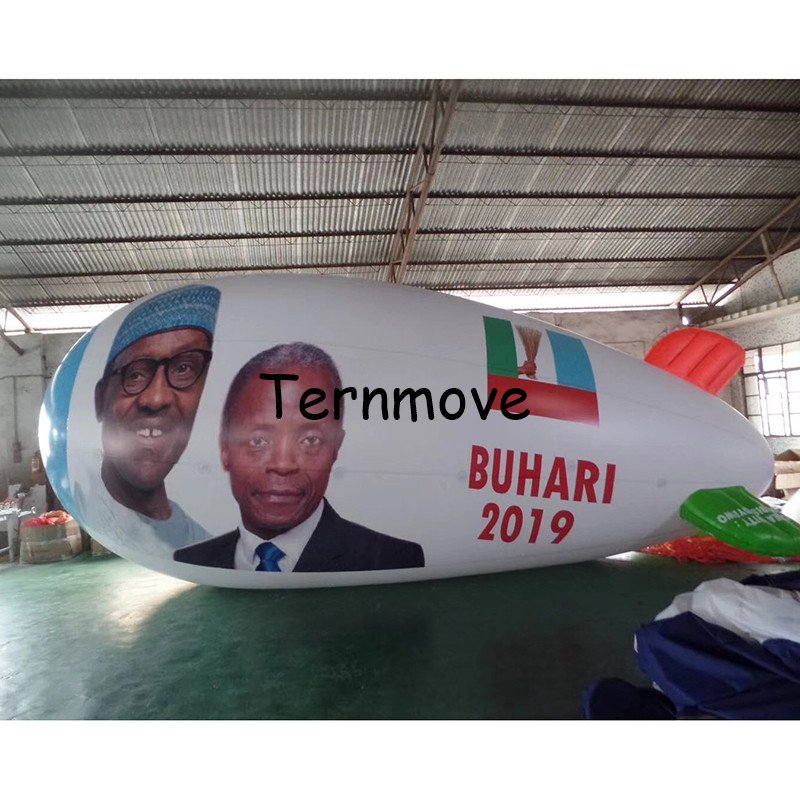 Pvc Inflatable Helium Blimp Zeppelin Airplane For Advertising Events And Promotions Durable Airship Balloon - 6 Pvc Inflatable Helium Blimp Zeppelin Airplane For Advertising Events And Promotions Durable Airship Balloon - 6