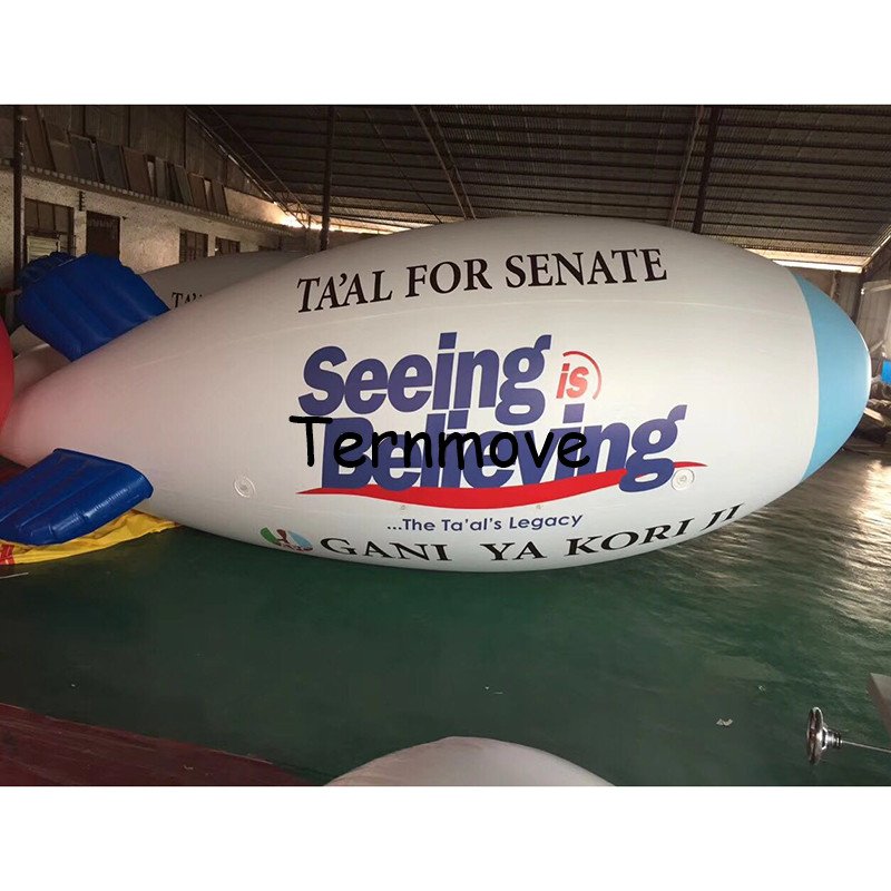 Pvc Inflatable Helium Blimp Zeppelin Airplane For Advertising Events And Promotions Durable Airship Balloon - 13 Pvc Inflatable Helium Blimp Zeppelin Airplane For Advertising Events And Promotions Durable Airship Balloon - 13