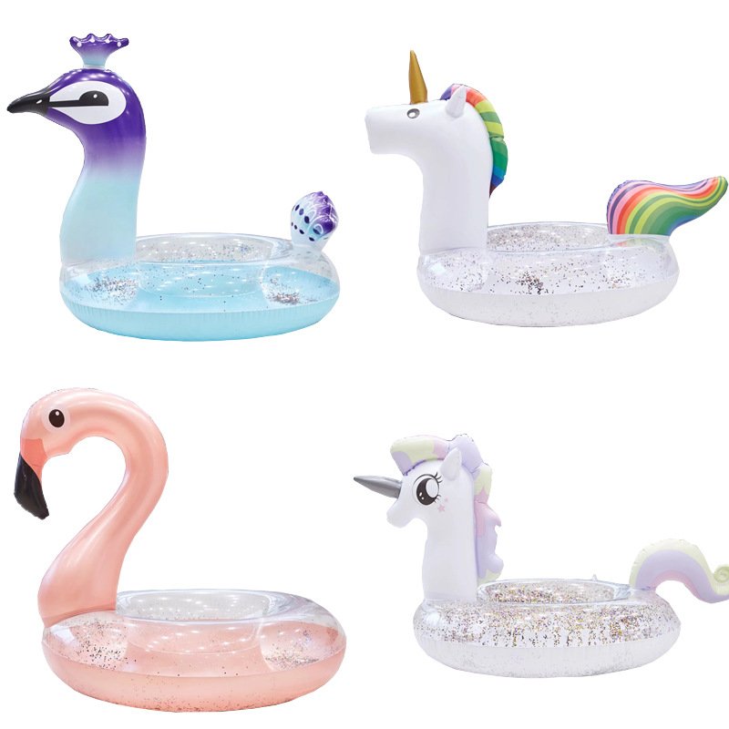 Inflatable Animal Series Swimming Ring Float Water Lounger For Kids Women Size 90 Pool Accessory - 1