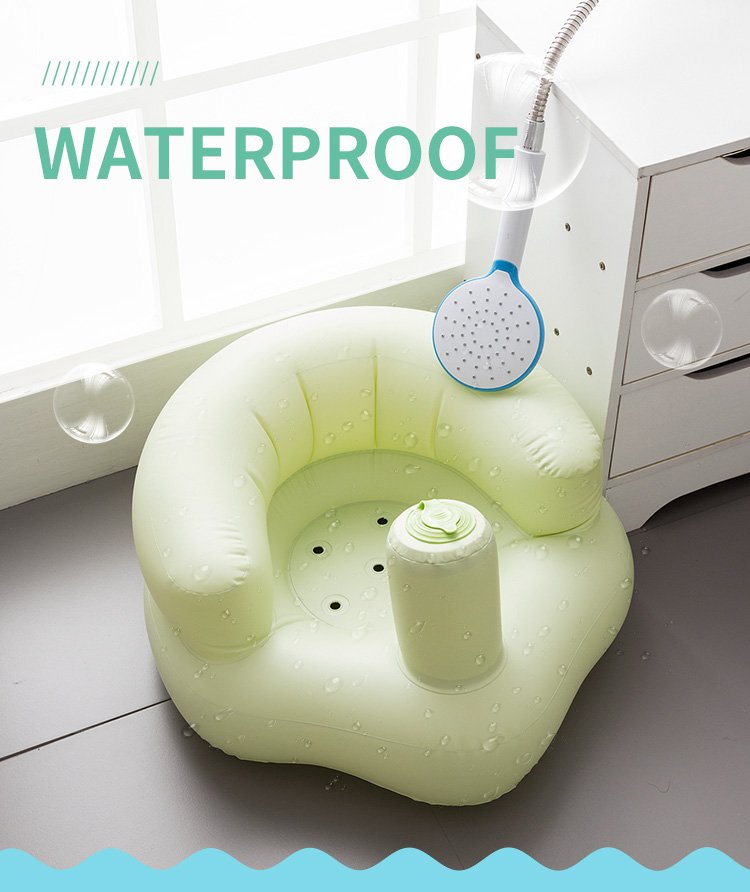 Portable Inflatable Pvc Baby Chair Kids Bath Sofa Learning Stool Training Seat Childrens Dining Furniture - 7