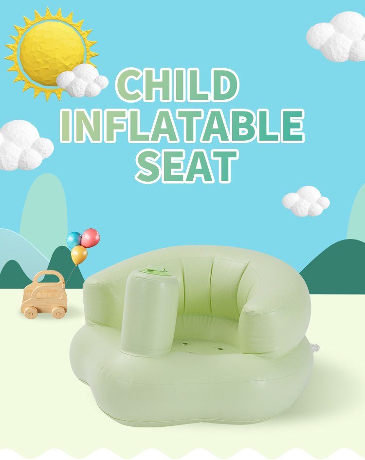 Portable Inflatable Pvc Baby Chair Kids Bath Sofa Learning Stool Training Seat Childrens Dining Furniture - 1