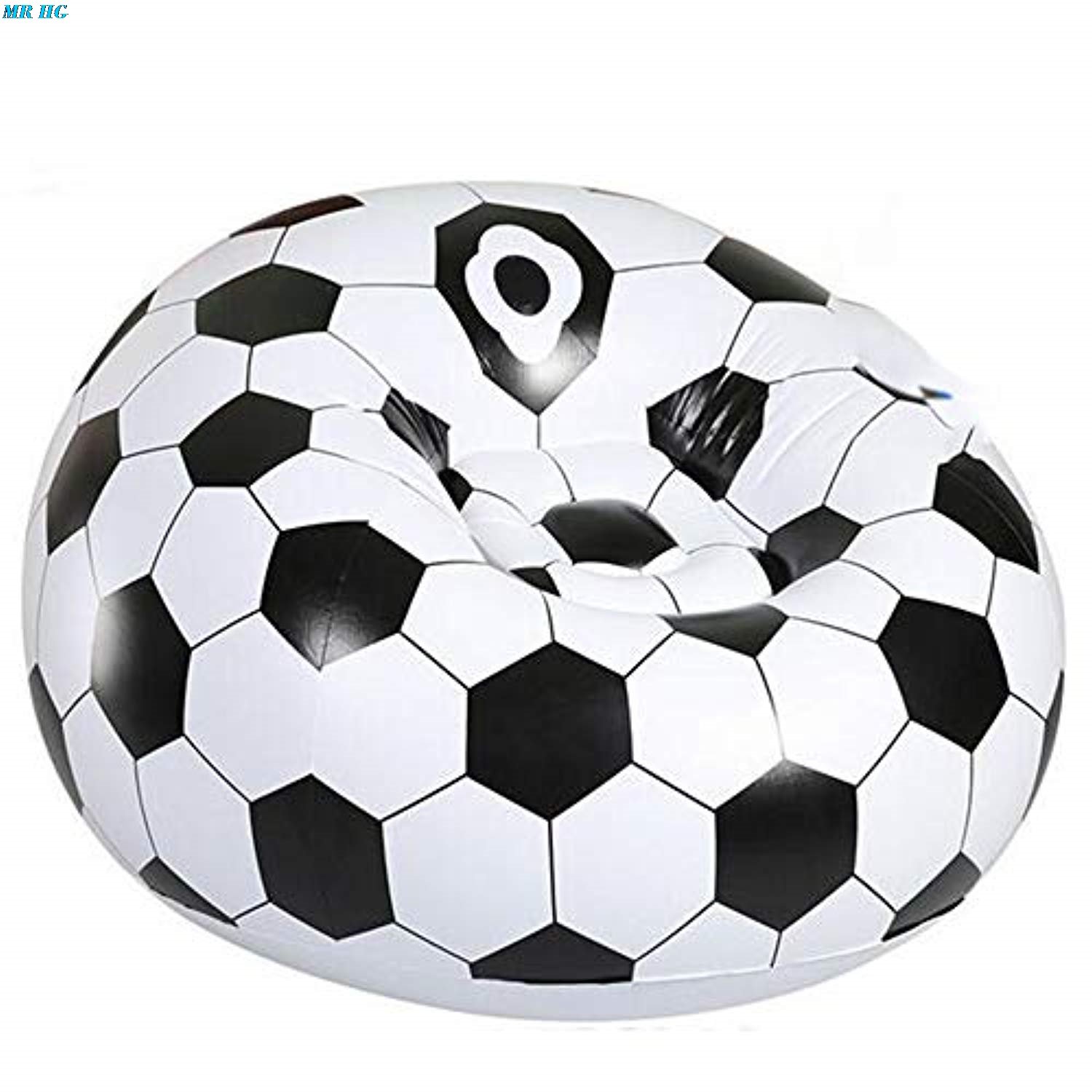 Inflatable Soccer Ball Lounge Chair Indoor Air Sofa Flocking Pvc Football Design Suitable For Adults Kids - 4 Inflatable Soccer Ball Lounge Chair Indoor Air Sofa Flocking Pvc Football Design Suitable For Adults Kids - 4