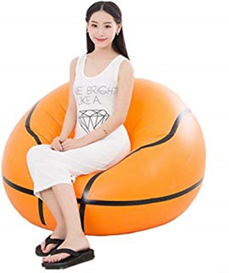 Inflatable Soccer Ball Lounge Chair Indoor Air Sofa Flocking Pvc Football Design Suitable For Adults Kids - 1 Inflatable Soccer Ball Lounge Chair Indoor Air Sofa Flocking Pvc Football Design Suitable For Adults Kids - 1
