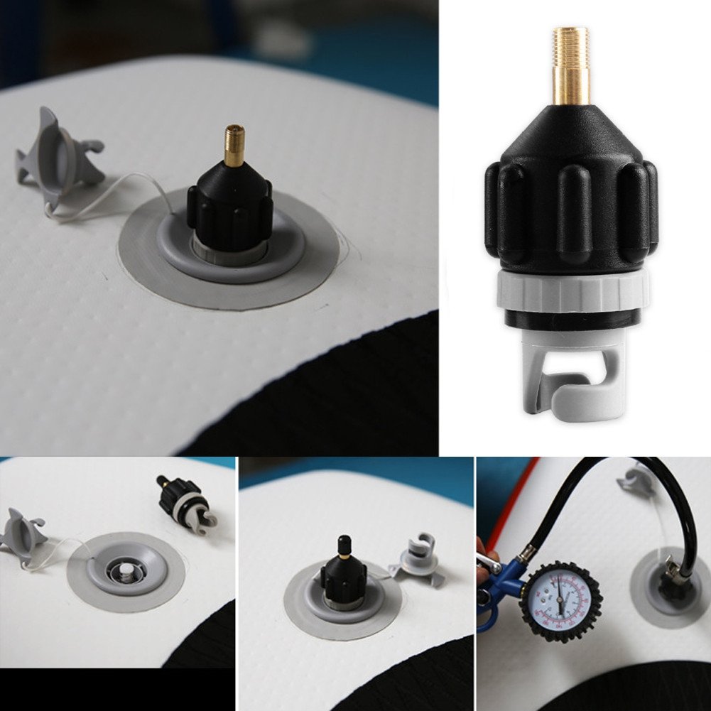 Stand Up Paddle Board Inflatable Kayak Pump Surfing Rowing Water Sport Accessory With Boat Air Adaptor - 4