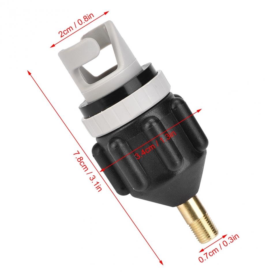 Inflatable Boat Sup Board Kayak Pump Air Valve Adaptor With Standard Connection - 2