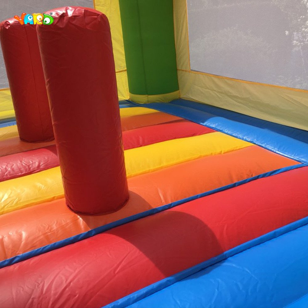 Inflatable Bouncy Castle Combo Dual Slide Obstacle Course Trampoline 65x45x38m Kids Outdoor Entertainment Games - 5