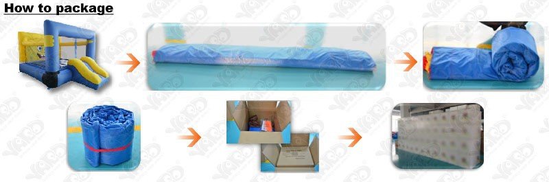 Deluxe Inflatable Bouncy Castle With Dual Slides 37x26x21m Jumping Games Pvc Oxford Cloth Trampoline Bounce House With Balls And Blower - 22