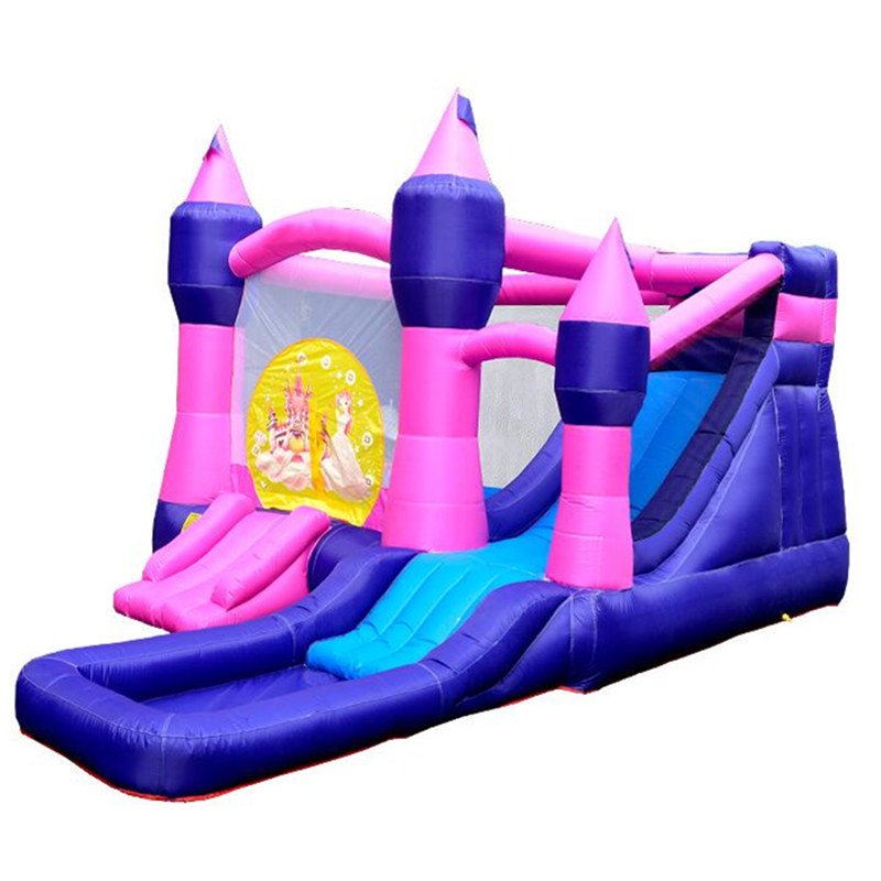 Kids Inflatable Princess Castle Trampoline With Slide Playground Equipment For Amusement Park G2006 - 6