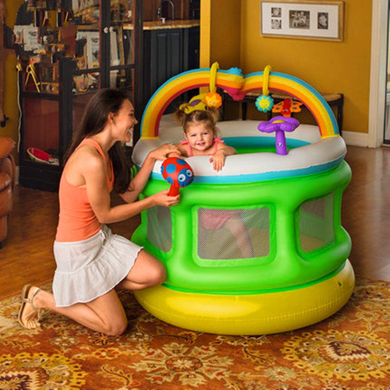 Smallscale Inflatable Castle Trampoline Pvc Indooroutdoor Use Safe And Fun Toy For Children G2003 - 4