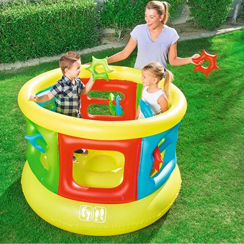 Smallscale Inflatable Castle Trampoline Pvc Indooroutdoor Use Safe And Fun Toy For Children G2003 - 6