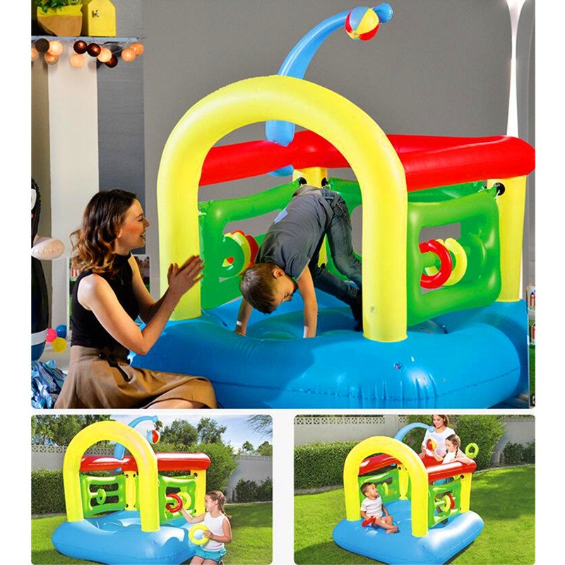 Smallscale Inflatable Castle Trampoline Pvc Indooroutdoor Use Safe And Fun Toy For Children G2003 - 8