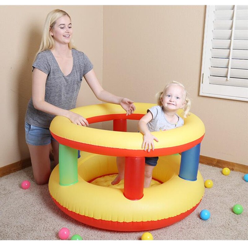 Smallscale Inflatable Castle Trampoline Pvc Indooroutdoor Use Safe And Fun Toy For Children G2003 - 1