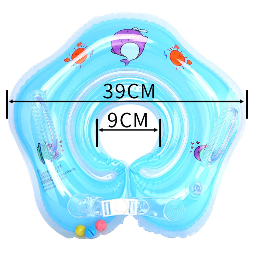 Infant Swim Safety Ring Inflatable Baby Float Tube Bathing Accessory Durable Swimming Aid - 2 Infant Swim Safety Ring Inflatable Baby Float Tube Bathing Accessory Durable Swimming Aid - 2