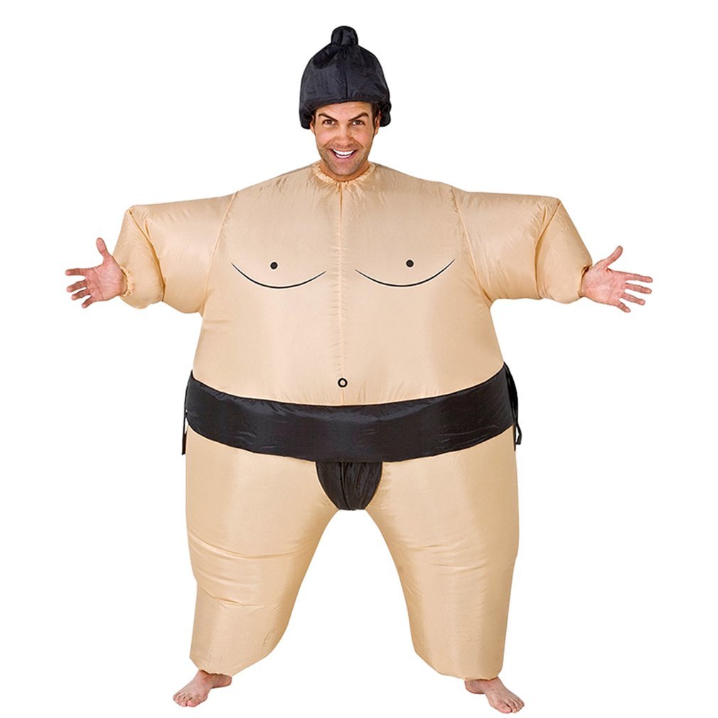 Adult Childrens Halloween Inflatable Wrestler Costume Ideal For Cosplay Parties Blowup Fun - 2