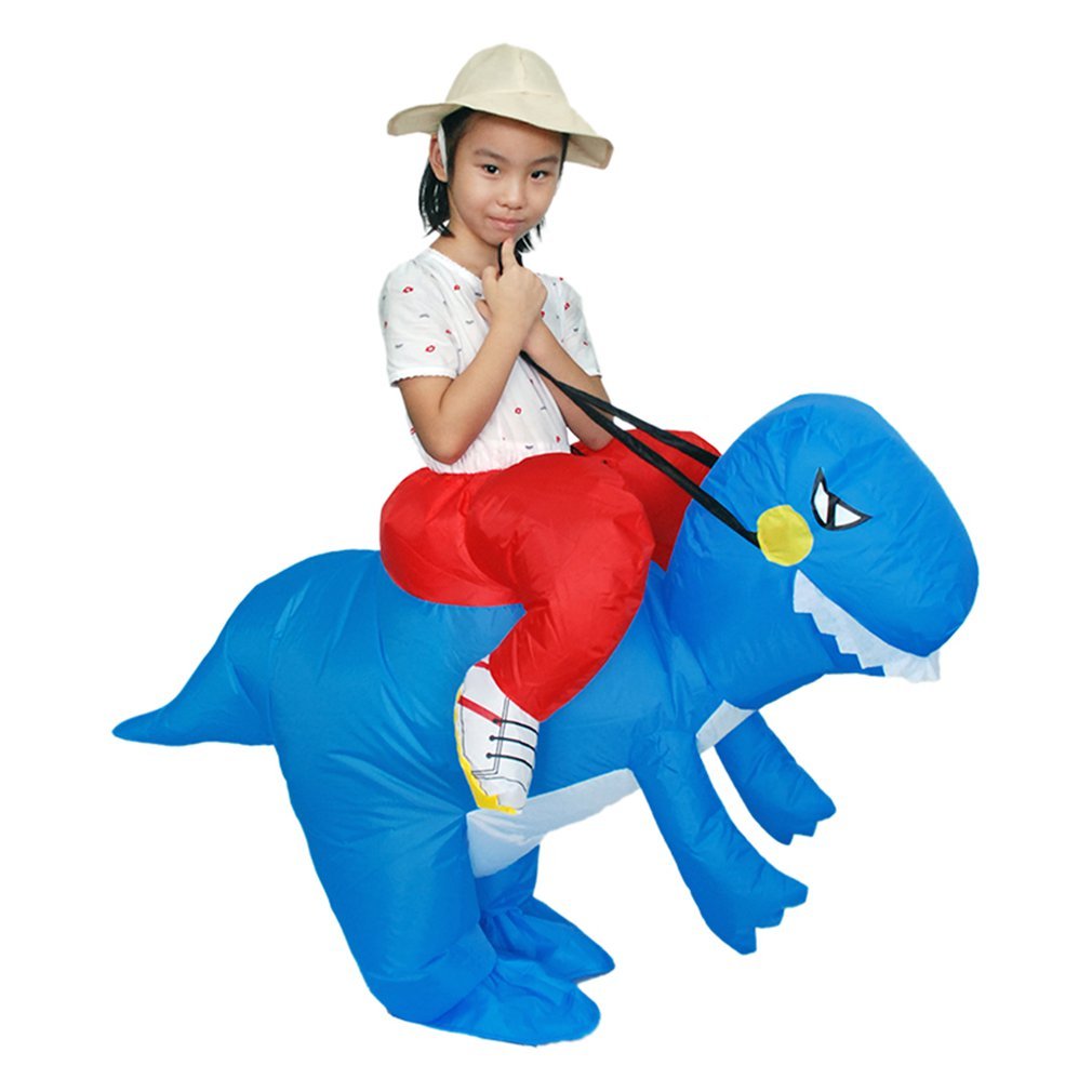 Deluxe Adult Kids Inflatable Dinosaur Costume Blowup Cosplay Outfit For Halloween Christmas Parties - 7 Deluxe Adult Kids Inflatable Dinosaur Costume Blowup Cosplay Outfit For Halloween Christmas Parties - 7