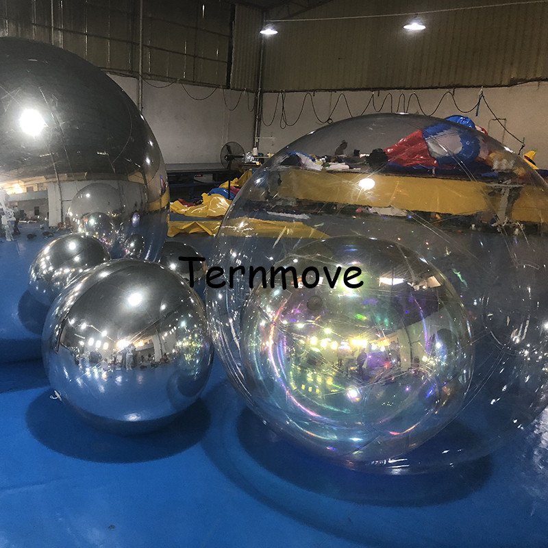 Double Layer Inflatable Mirror Ball Decoration For Christmas Weddings Disco Bar Parties Reflective Year Ornament Balloon - 7 Double Layer Inflatable Mirror Ball Decoration For Christmas Weddings Disco Bar Parties Reflective Year Ornament Balloon - 7