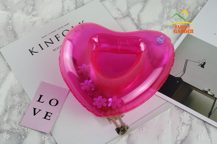 Inflatable Pool Float Drink Holders Swan Donut Duck Football Flamingo Heart Cloud Mushroom Designs - 17