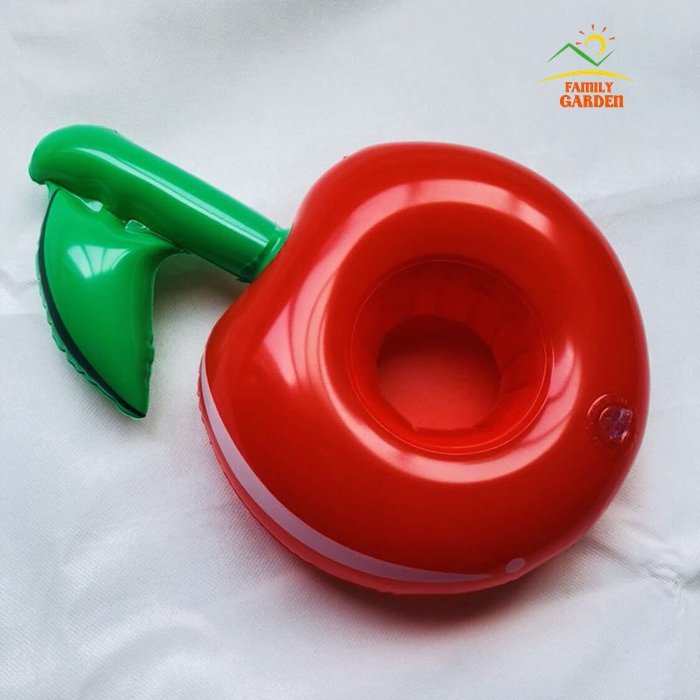 Inflatable Pool Float Drink Holders Swan Donut Duck Football Flamingo Heart Cloud Mushroom Designs - 37