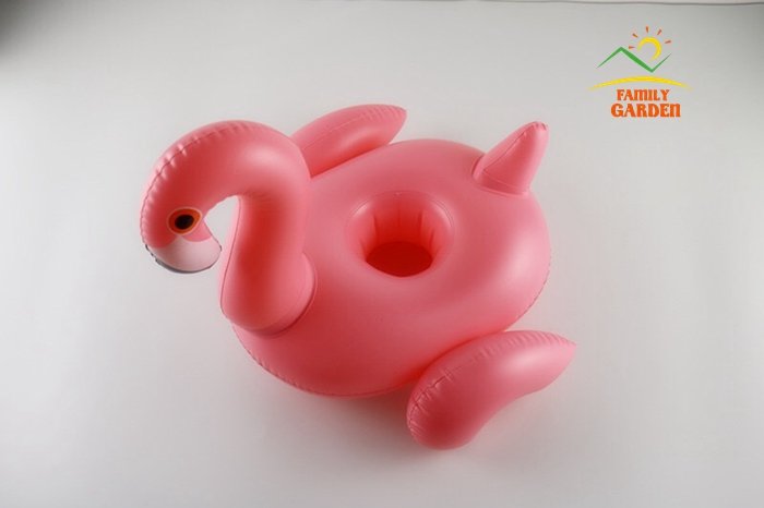 Inflatable Pool Float Drink Holders Swan Donut Duck Football Flamingo Heart Cloud Mushroom Designs - 39