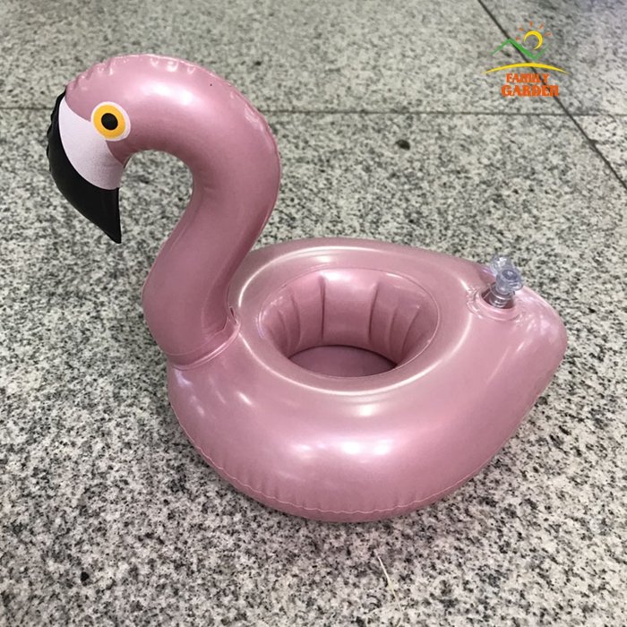 Inflatable Pool Float Drink Holders Swan Donut Duck Football Flamingo Heart Cloud Mushroom Designs - 48