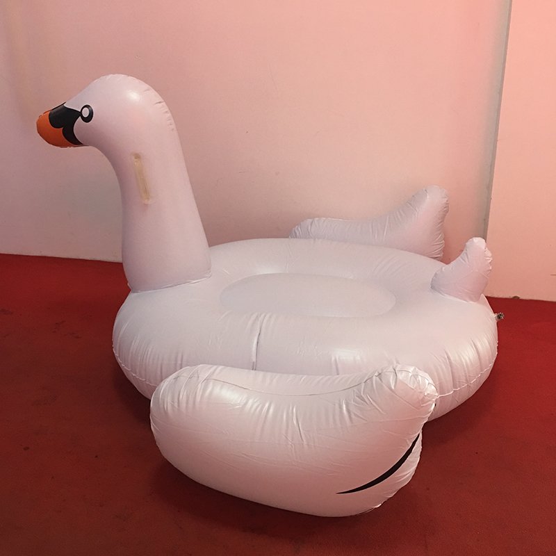 Summer Fun Giant Inflatable Flamingo White Swan Pool Float Lounge Raft Toy Rideon Lifebuoy - 4