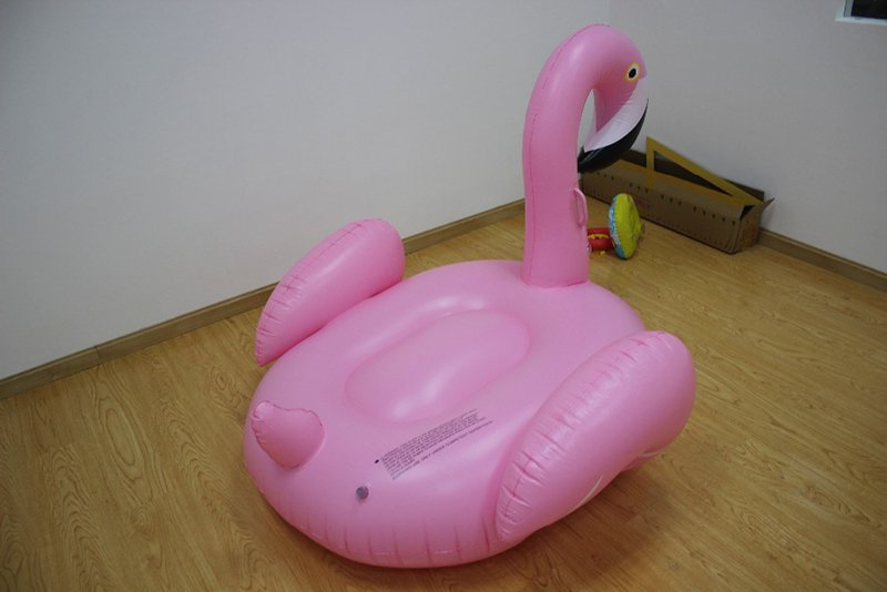 Summer Fun Giant Inflatable Flamingo White Swan Pool Float Lounge Raft Toy Rideon Lifebuoy - 8
