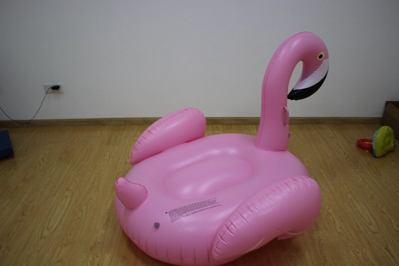 Summer Fun Giant Inflatable Flamingo White Swan Pool Float Lounge Raft Toy Rideon Lifebuoy - 10