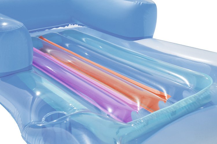 Inflatable 157x89cm Pool Float Lounger Beach Air Mattress Water Sports Party Floating Sleeping Bed For Swimming - 9