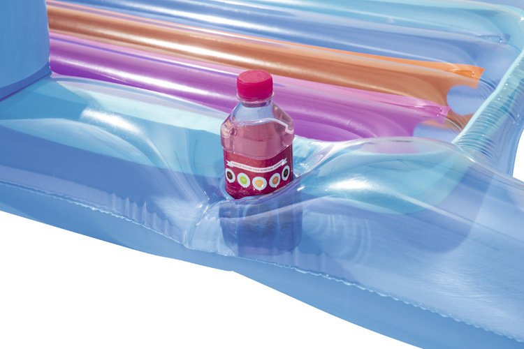 Inflatable 157x89cm Pool Float Lounger Beach Air Mattress Water Sports Party Floating Sleeping Bed For Swimming - 10