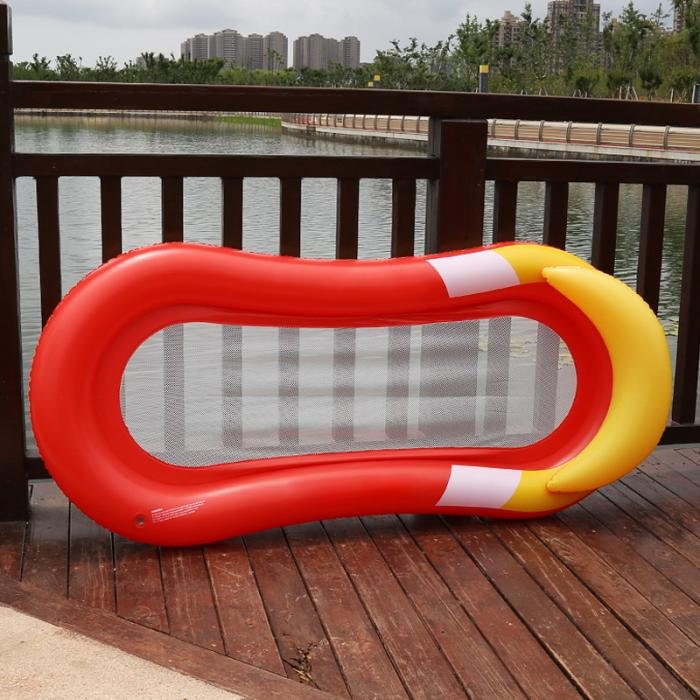 Inflatable Pool Lounge Chair Floating Air Mattress Swim Beach Float Water Sports Relaxation Bed - 5