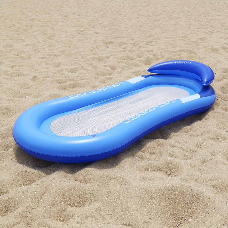 Inflatable Pool Lounge Chair Floating Air Mattress Swim Beach Float Water Sports Relaxation Bed - 6