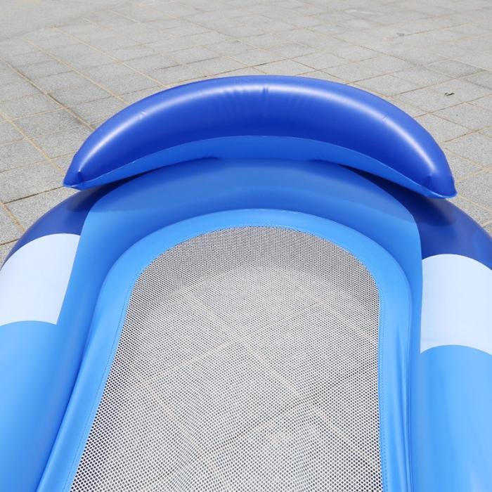 Inflatable Pool Lounge Chair Floating Air Mattress Swim Beach Float Water Sports Relaxation Bed - 7