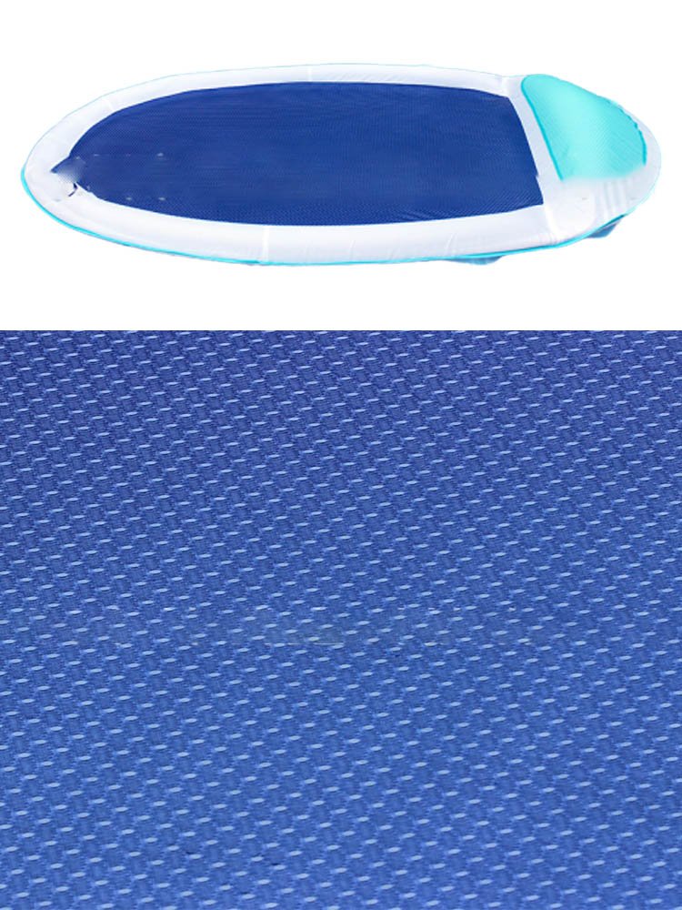 Deluxe Inflatable Floating Hammock Foldable Pvc Air Mattress Swimming Pool Lounger Beach Bed Water Toy Ring - 6