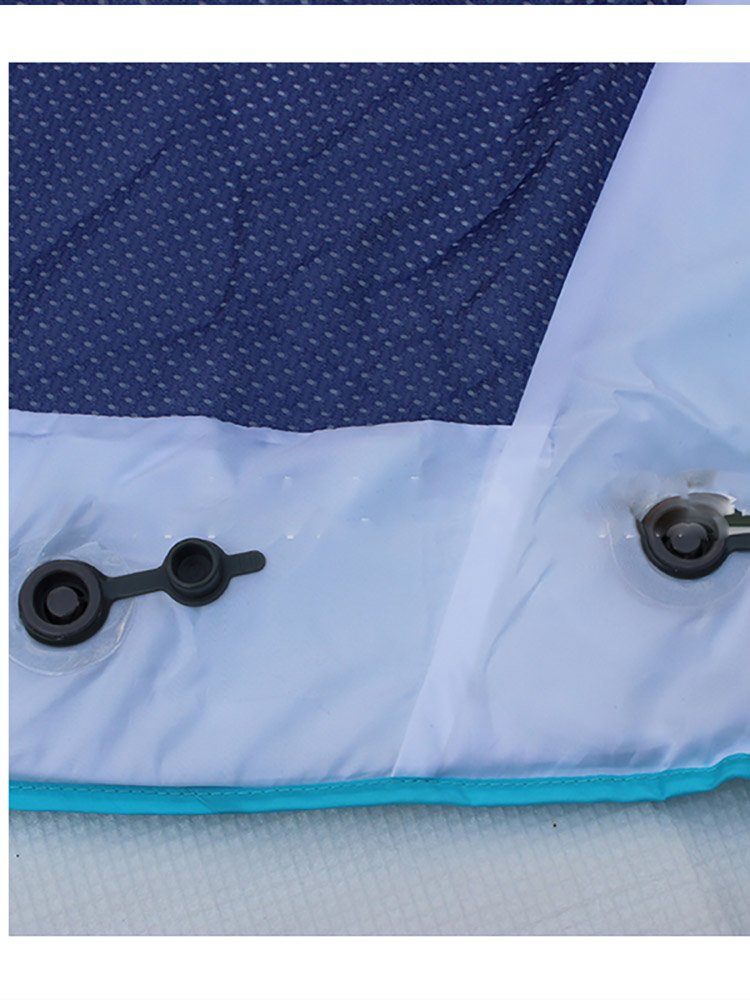 Deluxe Inflatable Floating Hammock Foldable Pvc Air Mattress Swimming Pool Lounger Beach Bed Water Toy Ring - 7