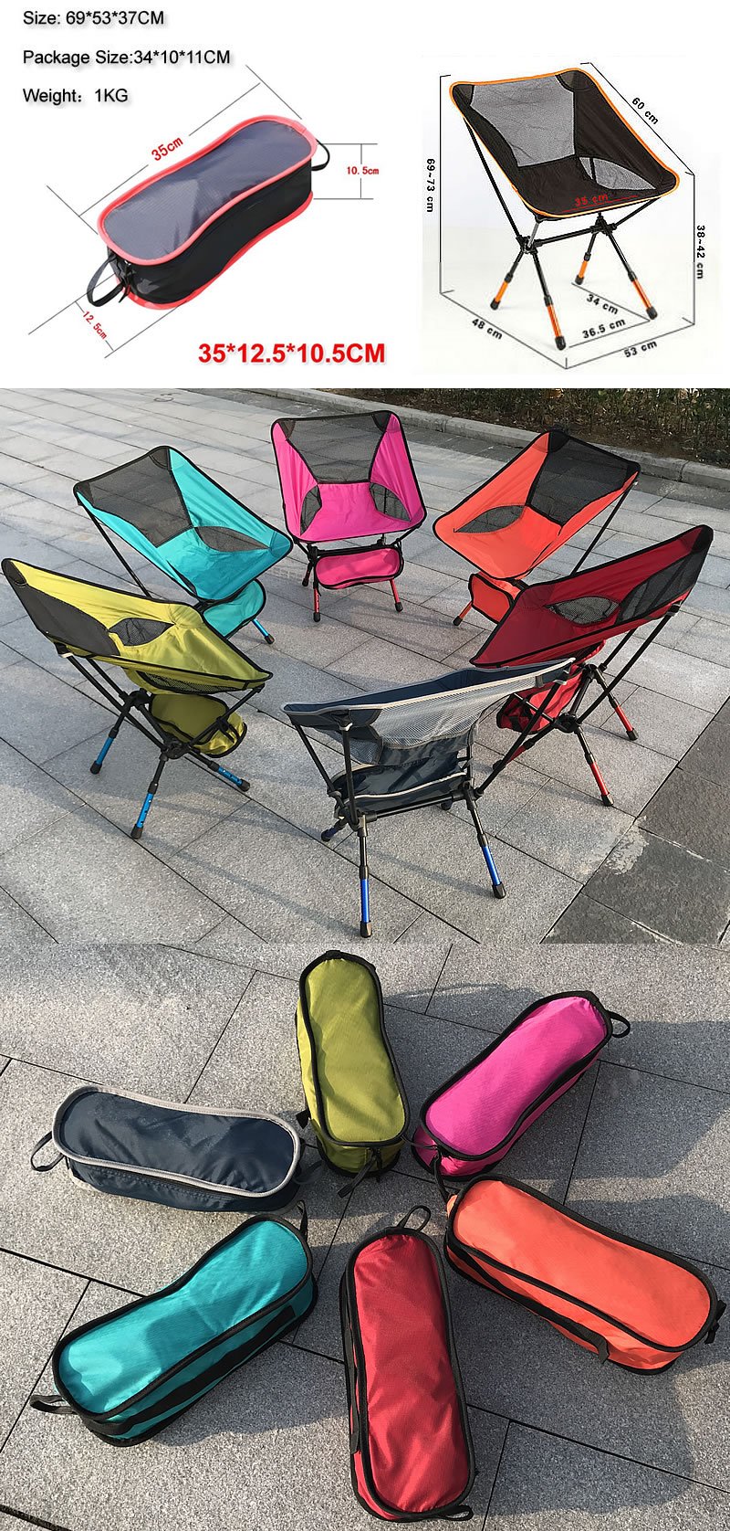 Portable Lightweight Inflatable Furniture Chairs For Outdoor Camping Hiking Backpacking Activities - 1