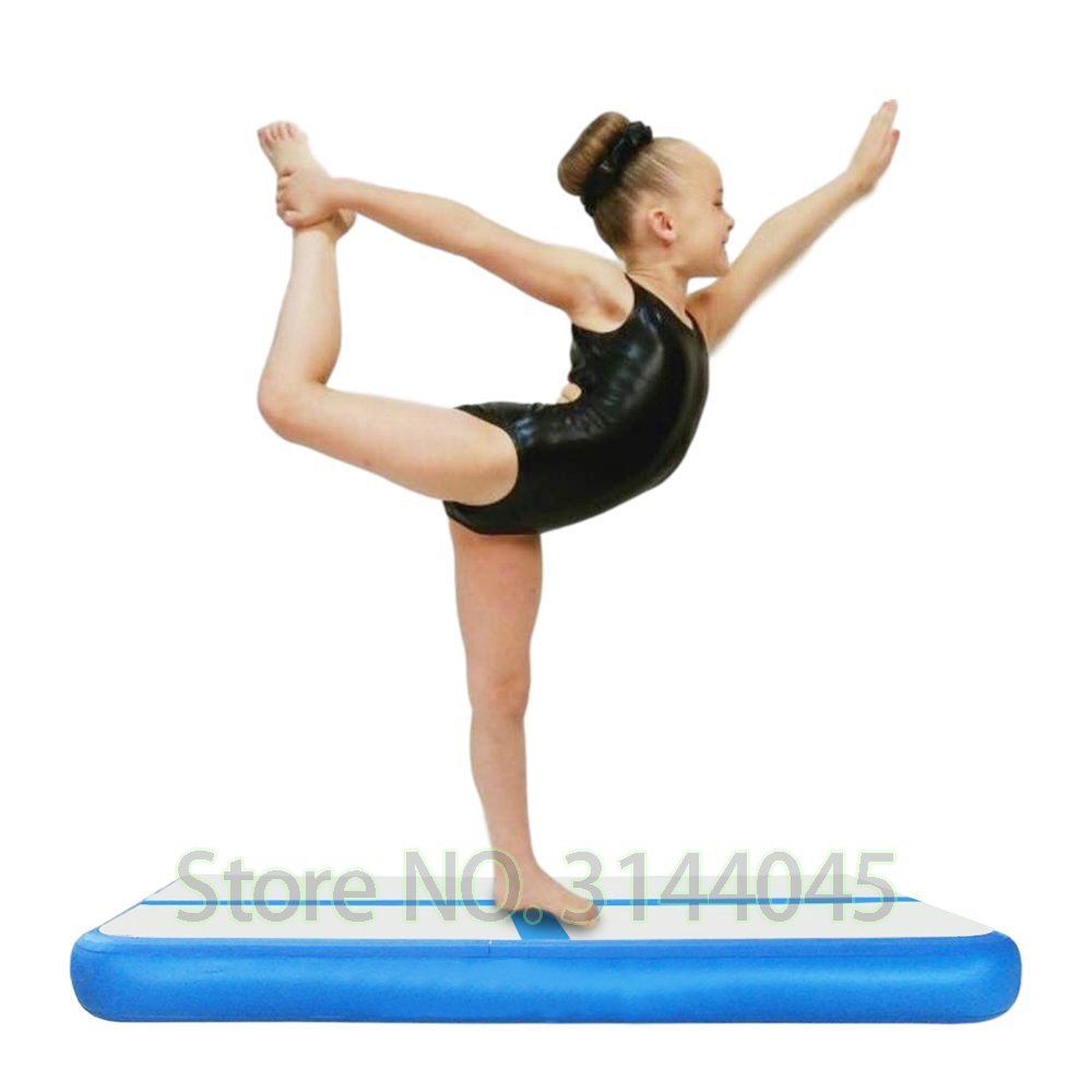 Inflatable Gymnastics Airtrack Mat For Home Use Tumbling Yoga Cheerleading Training Trampoline Track 1mx06m Size - 2 Inflatable Gymnastics Airtrack Mat For Home Use Tumbling Yoga Cheerleading Training Trampoline Track 1mx06m Size - 2