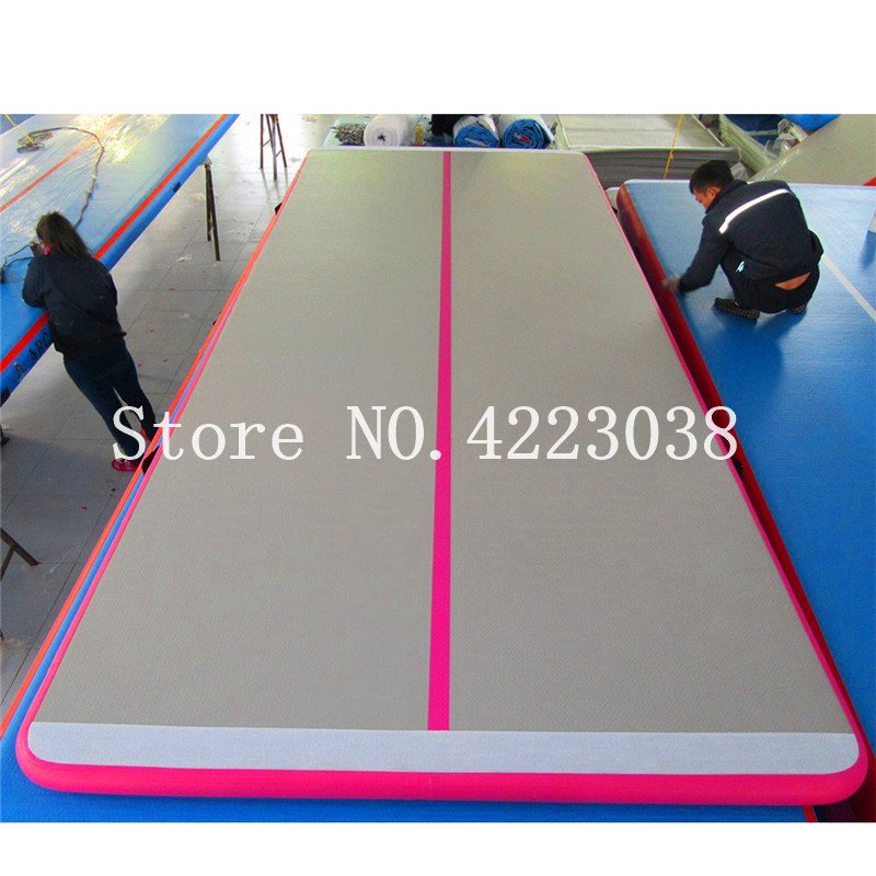 Inflatable Gymnastics Air Track 10m12m Tumbling Mat With Pump Ideal For Home Yoga Adults And Kids - 8